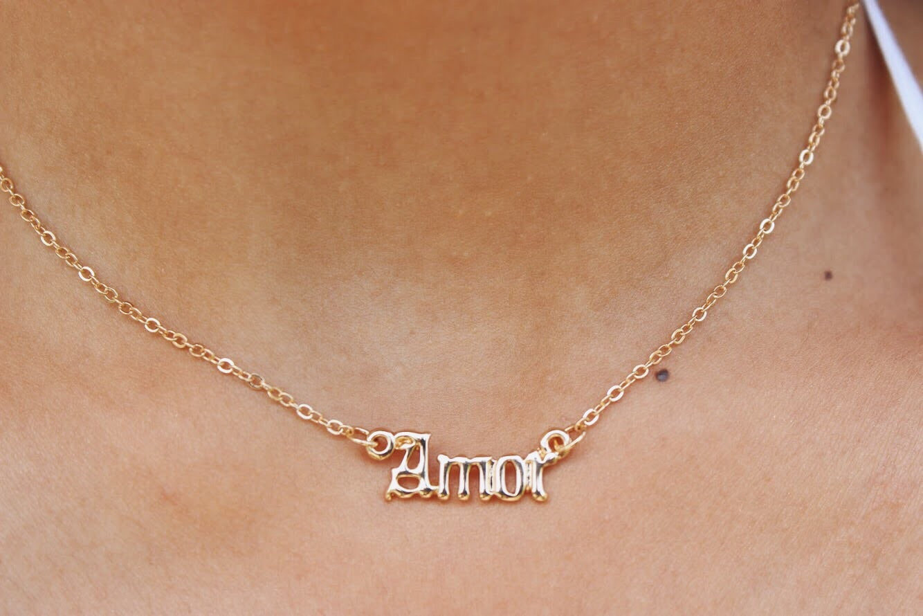 mi amor necklace