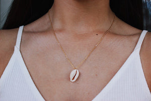 cowrie shell necklace